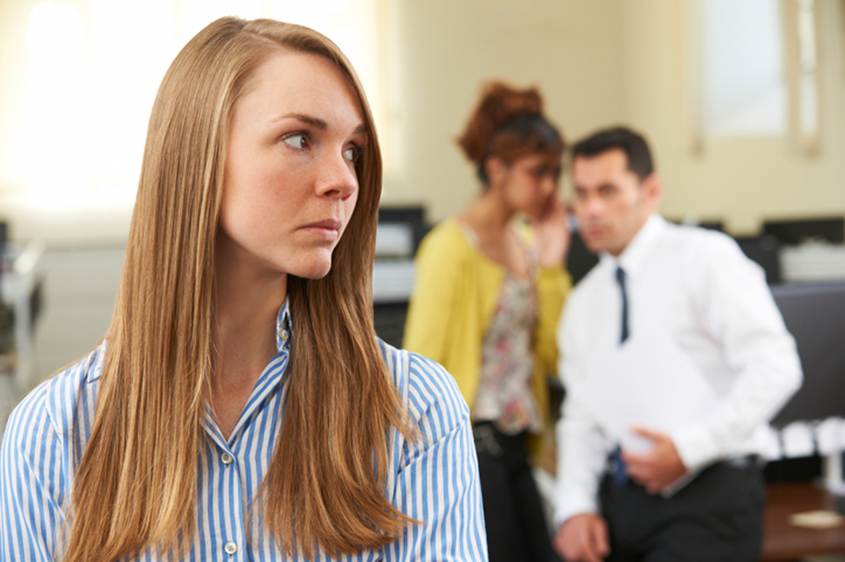 Woman spreading rumor about another woman at work - Hostile Work Enviorment